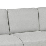 Hearth and Haven Living Room Furniture Loveseat Sofa and 3-Seat Sofa (Light Gray) LP000014NAA