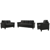 English Elm Polyester-Blend 3 Pieces Sofa Set