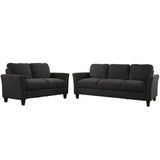 English Elm Polyester-Blend 3 Pieces Sofa Set