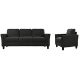 Hearth and Haven U_Style Polyester-Blend 3 Pieces Sofa Set WY000069BAA