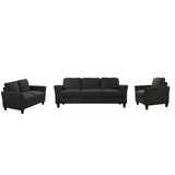 English Elm Polyester-Blend 3 Pieces Sofa Set