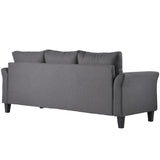 Hearth and Haven U_Style Polyester-Blend 3 Pieces Sofa Set,  Living Room Set WY000069EAA