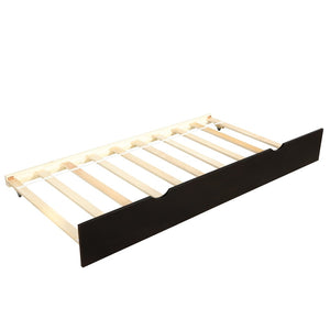 English Elm Daybed with Pull Out Trundle Twin Pine Wood Frame Guest Room Sleep Solution WF191421AAP