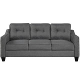 English Elm [Not Foe Sale!!!] 3 Piece Living Room Set With Tufted Cushions.