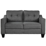 English Elm [Not Foe Sale!!!] 3 Piece Living Room Set With Tufted Cushions.