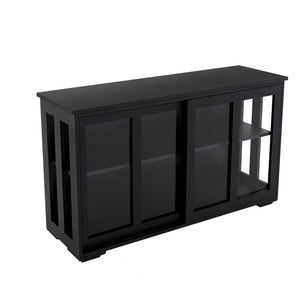 English Elm Bathroom Freestanding Storage Cabinet with Shutter Doors Open Shelf White Mdf W28215277