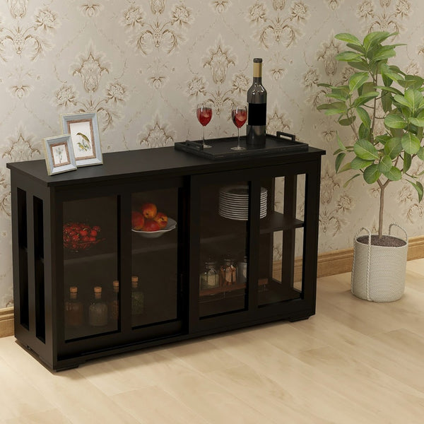 English Elm Bathroom Freestanding Storage Cabinet with Shutter Doors Open Shelf White Mdf W28215277