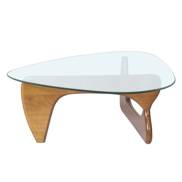 English Elm Home Modern Geometric Triangle Coffee Table Low Profile Contemporary Living Room Accent W30216918