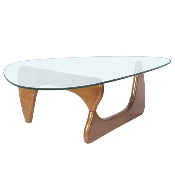 English Elm Home Modern Geometric Triangle Coffee Table Low Profile Contemporary Living Room Accent W30216918