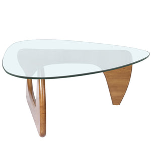 English Elm Home Modern Geometric Triangle Coffee Table Low Profile Contemporary Living Room Accent W30216918