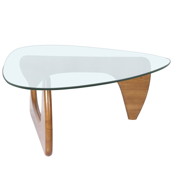 English Elm Home Modern Geometric Triangle Coffee Table Low Profile Contemporary Living Room Accent W30216918