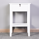 Hearth and Haven Floor-standing Storage Table with 1 Drawer, White W40914889