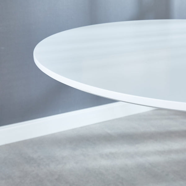 English Elm Tempered Clear Glass Square Table Top 80cm Polished Edges Modern Interior Surface W234P363924