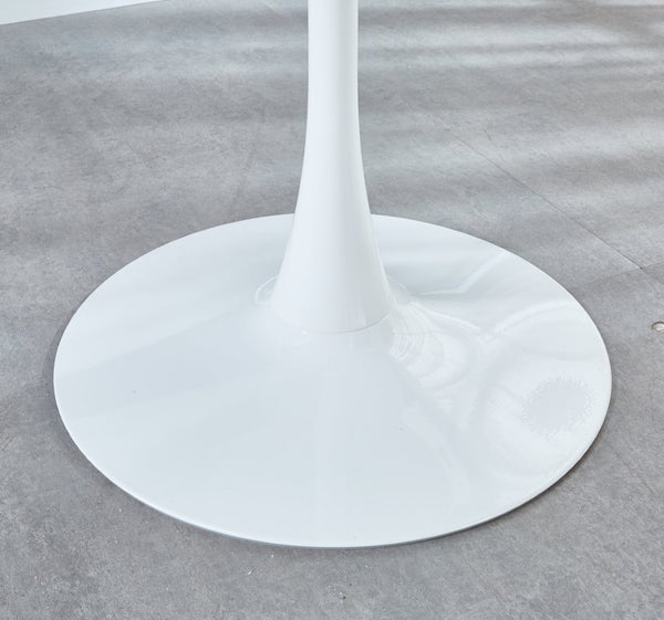English Elm Tempered Clear Glass Square Table Top 80cm Polished Edges Modern Interior Surface W234P363924