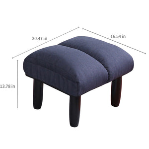 English Elm floor folding reclining chair for living room tatami dormitory—adjustable 3-position comfy space-saving sofa W24417915
