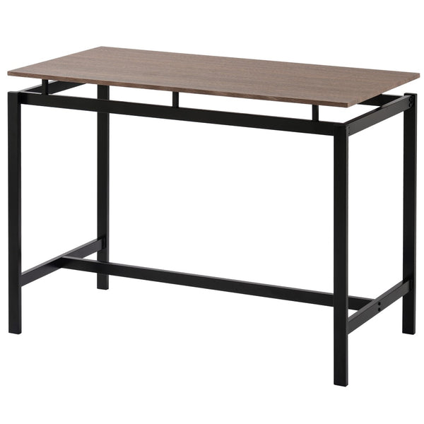 English Elm Trexm Space Saving Counter Height Dining Set with 4 Stools for Compact Kitchens WF196232AAP