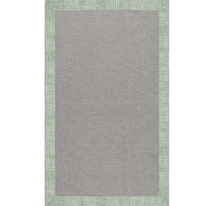 Capel Rugs Creative Concepts - Customizable Indoor/Outdoor Rug Collection With Fade And Stain Resistance Options Rave Spearmint 100% Olefin Base W,Border 2021rs00240036221