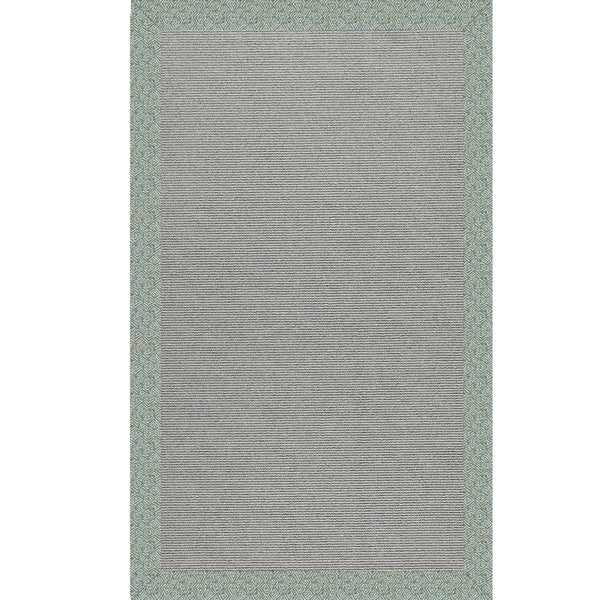 Capel Rugs Creative Concepts - Customizable Indoor/Outdoor Rug Collection With Fade And Stain Resistance Options Profile Lake 100% Olefin Base W,Border 2021ns02061000414
