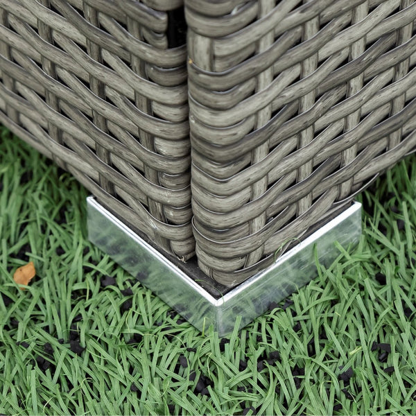 English Elm 4 Piece Patio Sectional Wicker Rattan Sofa Set With Storage Box – Versatile Comfort For Outdoors W329S00032