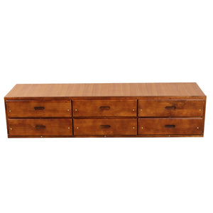 English Elm Orisfur. Twin Pine Platform Bed Six Built-in Drawers Espresso Kids Room Storage SG000119AAP