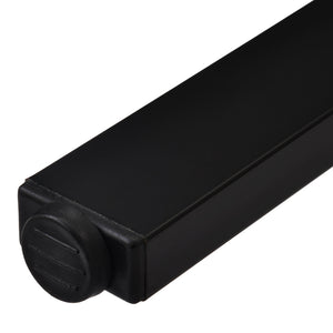 English Elm TOPMAX Extra Long Counter Height Dining Table Set with 3 Stools, Space-Saving Pub Table with Footrests Brown WF198129AAD