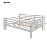 Hearth and Haven Wooden Full Size Daybed with Clean Lines WF199367AAK