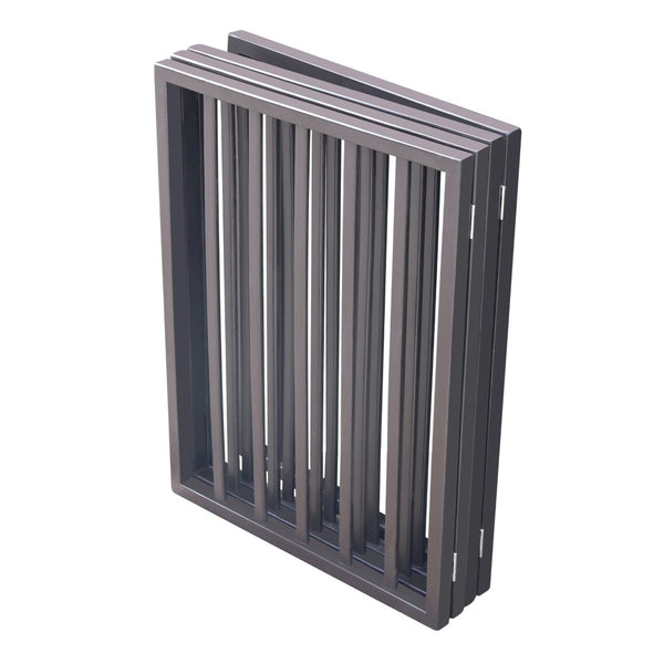 English Elm Pet Gate - Elegant Freestanding Wooden Barrier For Doorways & Stairs – Folding, Arc Design, Brown W49530788-GIGA