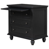 Hearth and Haven U_Style 3-Drawer Storage Wood Cabinet, End Table with Pull Out Tray (As Same As Wf296671Aab) WF319367AAB