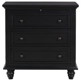 Hearth and Haven U_Style 3-Drawer Storage Wood Cabinet, End Table with Pull Out Tray (As Same As Wf296671Aab) WF319367AAB