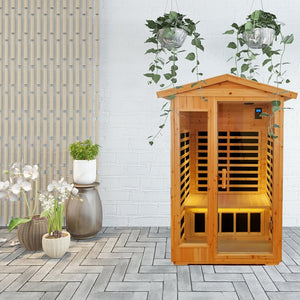 English Elm Outdoor Sauna Front Wall Panel Solid Old Fir Heat Resistant Replacement for W632s00010 W63240890