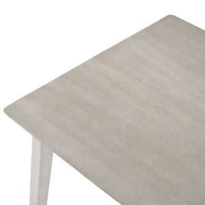 English Elm Topmax Farmhouse Dining Table Solid Rubberwood Legs Two Tone Wood Grain Surface WF280661AAA