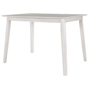 English Elm Topmax Farmhouse Dining Table Solid Rubberwood Legs Two Tone Wood Grain Surface WF280661AAA