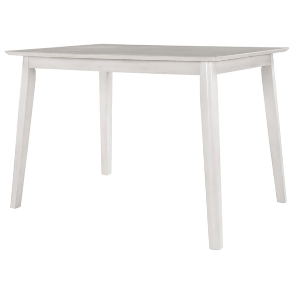 English Elm Topmax Farmhouse Dining Table Solid Rubberwood Legs Two Tone Wood Grain Surface WF280661AAA