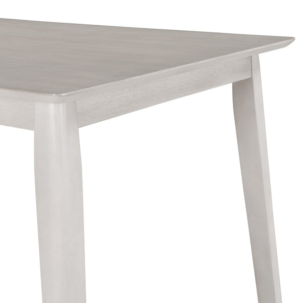 English Elm Topmax Farmhouse Dining Table Solid Rubberwood Legs Two Tone Wood Grain Surface WF280661AAA
