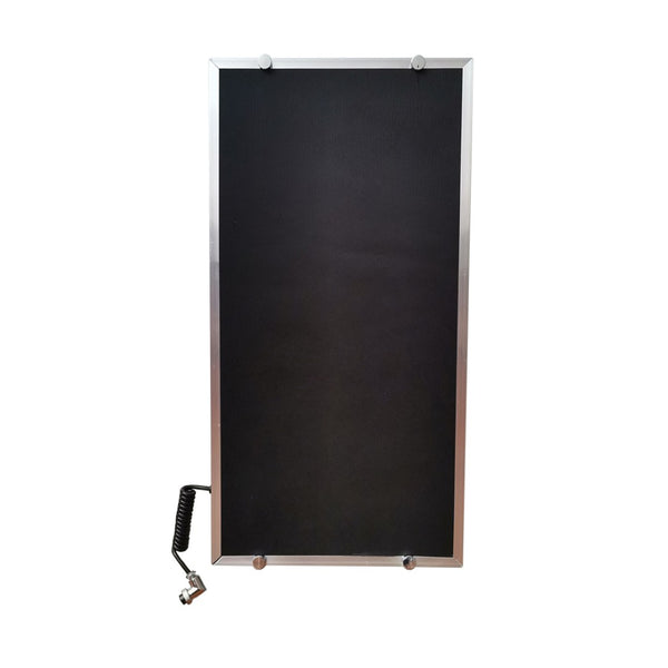 English Elm One-person Sauna Front Wall Assembly with Tempered Glass Door Oem Replacement Panel W63233413