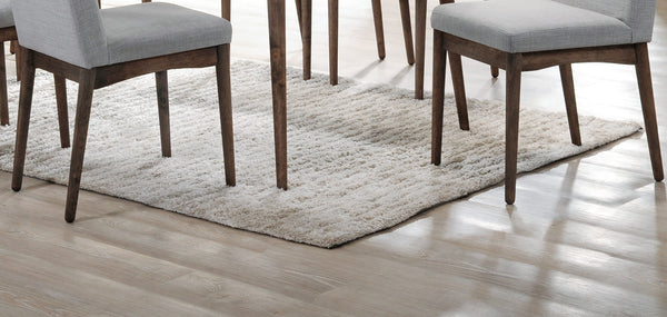 English Elm Mid-Century Solid Wood Dining Chairs Set of 2 — Upholstered Fabric Cushion, Padded Comfort, Easy Assembly HSESF00F1805