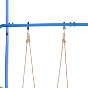 English Elm 12ft Backyard Trampoline with Slide Swings Basketball Hoop and Safety Enclosure Net W285S00022