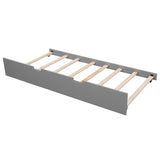 Hearth and Haven Full Size Daybed with Twin Size Trundle, Wood Slat Support LP000511AAE