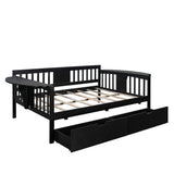 Hearth and Haven Full Size Daybed with Two Drawers, Wood Slat Support LP000512AAP