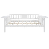 Hearth and Haven Marvel Full Size Daybed with Foldable Tables, White LP000510AAK