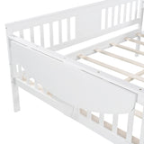 Hearth and Haven Marvel Full Size Daybed with Foldable Tables, White LP000510AAK