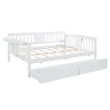 Hearth and Haven Full Size Daybed with Two Drawers, Wood Slat Support LP000512AAK
