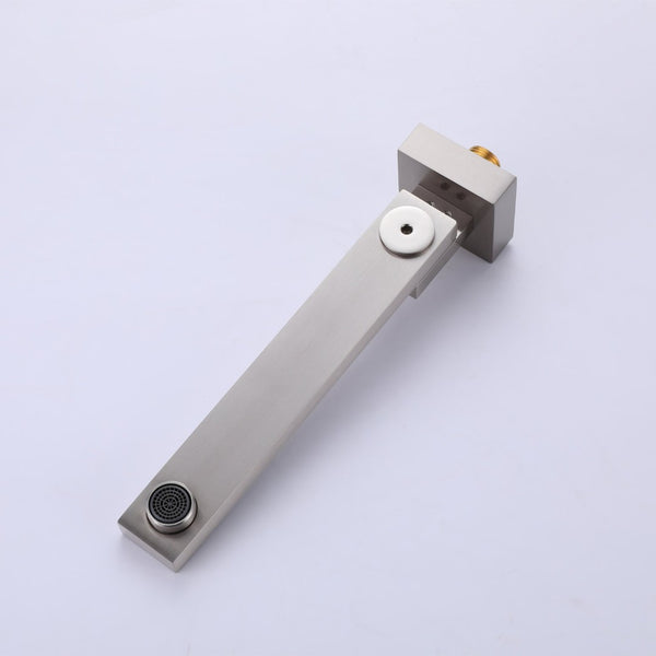 English Elm Trustmade 3-Function Complete Shower System With 10" Rainfall Head & Valve - Brushed Nickel Luxury TMSF10LYJ-3W01BN-GIGA