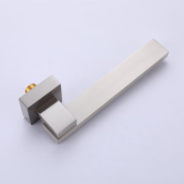 English Elm Trustmade 3-Function Complete Shower System With 10" Rainfall Head & Valve - Brushed Nickel Luxury TMSF10LYJ-3W01BN-GIGA