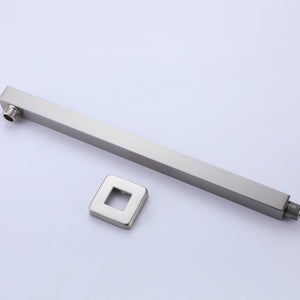 English Elm Trustmade Wall Mounted 10" Square Rainfall Shower System - Luxurious Spa Experience In Matte Black TMSF10LYJ-2W02BN-GIGA