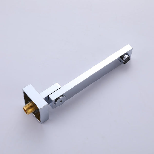 English Elm Function Temperature Control Complete Shower System with 10" Rainhead, Brass Body, Chrome Finish, Handheld Set TMSF10LYJ-3W01CP