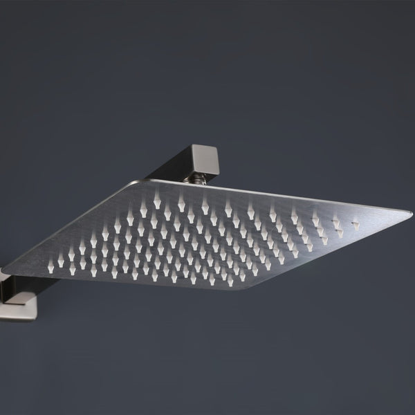 English Elm Trustmade 10-Inch Brushed Nickel Shower System - Luxury Dual-Function Rainfall & Handheld Fixture TMSF10LYJ-2W03BN-GIGA