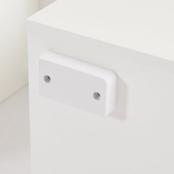 English Elm FashionTVstandTVcabinet,EntertainmentCenter,TVstationTV Modern White Media Console with 16 RGB LED Backlight & Remote Control, Durable Wood W67933539