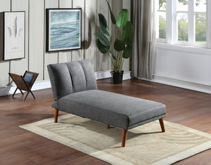 English Elm Blue 2pc Adjustable Sectional Sofa Set with Chaise – Blue Grey Polyfiber Convertible Bed, Solid Wood Legs, Plush Comfort HS00F8515-F8516-ID-AHD