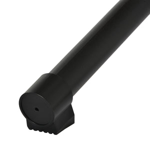 English Elm Egg Modern Rattan Hanging Swing Chair with Stand - Black PE Wicker, Light Blue Cushion, 350lb Load, Indoor Outdoor Relaxation W87437579